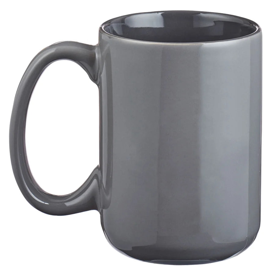Be Strong & Courageous Grey Ceramic Mug Joshua 1:9