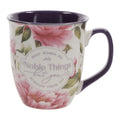 Many Women Do Noble Things But You Surpass Them All Ceramic Mug with Purple Interior