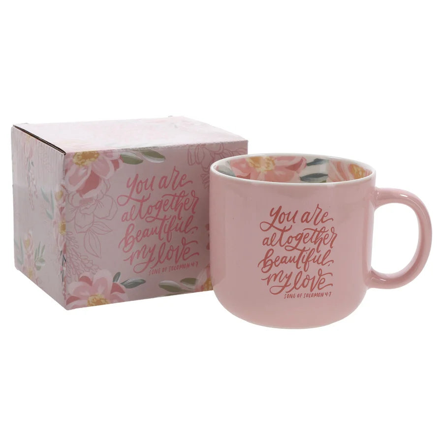 You Are Altogether Beautiful My Love Pink Ceramic Mug