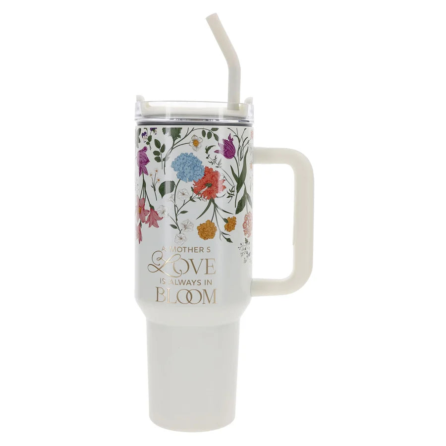 Travel Mug - A Mother's Love Is Always in Bloom (Stainless Steel, Large)