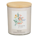 Thinking of You Iced Citrus Scented Candle with Bamboo Lid