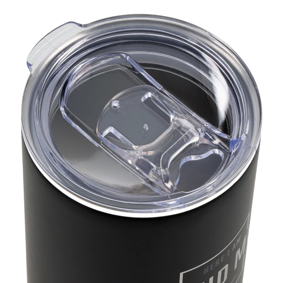 Travel Mug - Here I Am Send Me (Stainless Steel, Black)