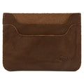 Genuine African Leather Medium Brown Card Holder