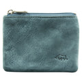 Genuine African Leather Midnight Blue Small Coin Purse