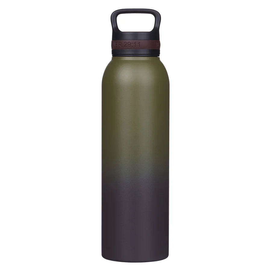 Plans To Give You Hope And A Future Green Stainless Steel Water Bottle - Jeremiah 29:11