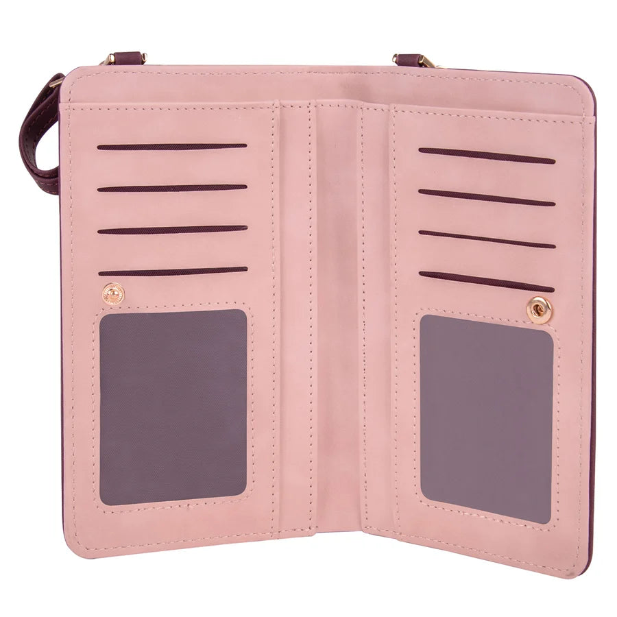 Geloof Hoop en Liefde Afrikaans Faux Leather Women's Wallet