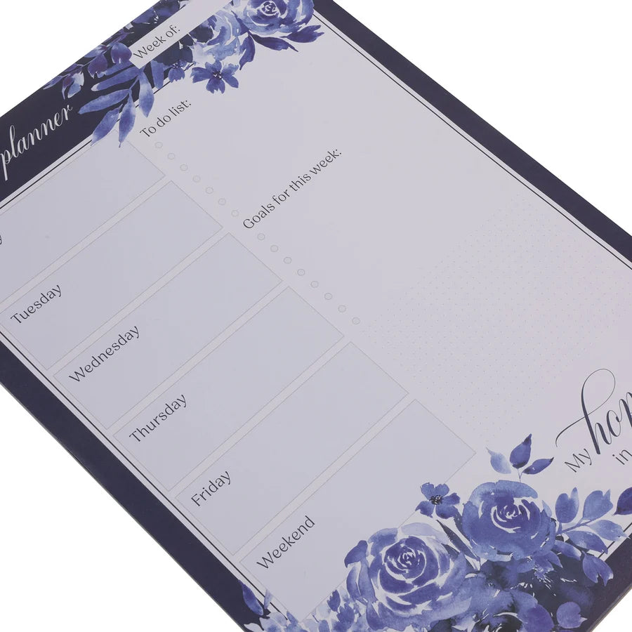 A3 Weekly Magnetic Planner - My Hope Is Found in His Love
