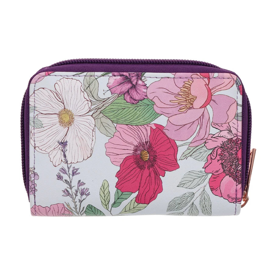 Beauty Blossom from Within Faux Leather Woman's Wallet