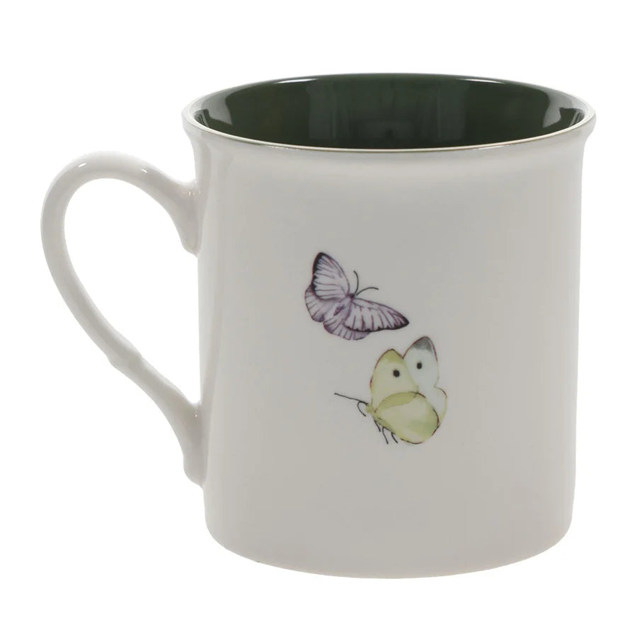 Be Still Ceramic Mug with Green Interior