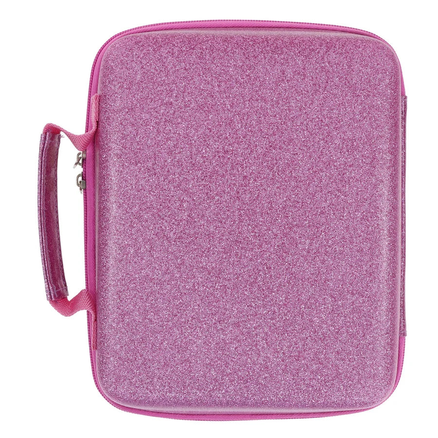 I Am God's Princess Daughter of the King of Kings Purple Glitter Bible Cover