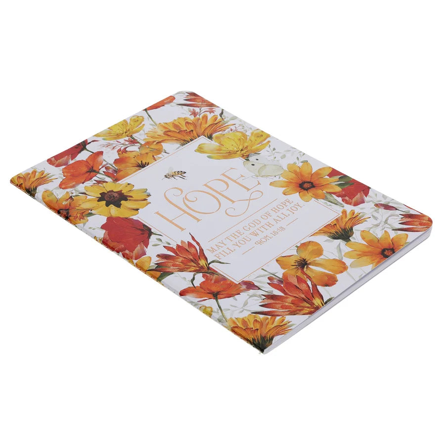 May the God of Hope Fill You with All Joy Notebook