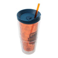 Life Is an Adventure with Jesus Plastic Travel Tumbler with Lid and Straw