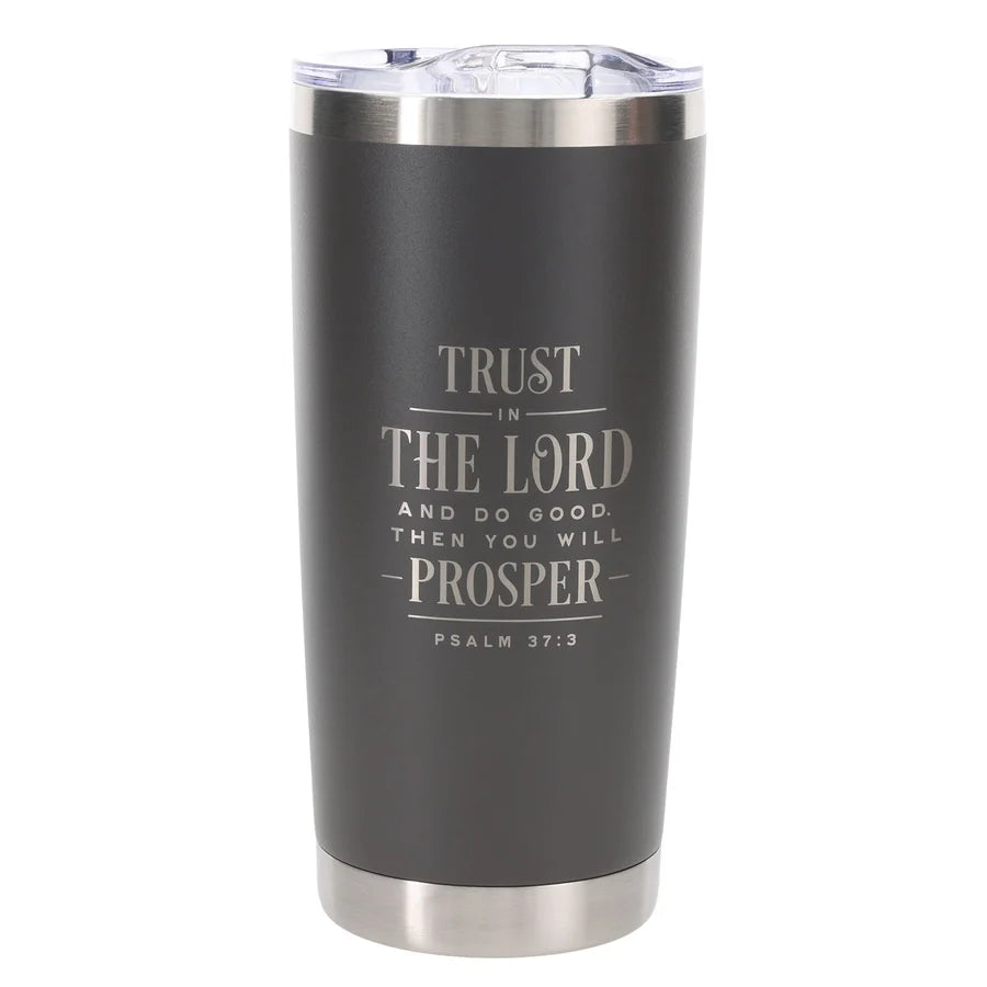 Travel Mug - Trust in the Lord and Do Good (Stainless Steel)