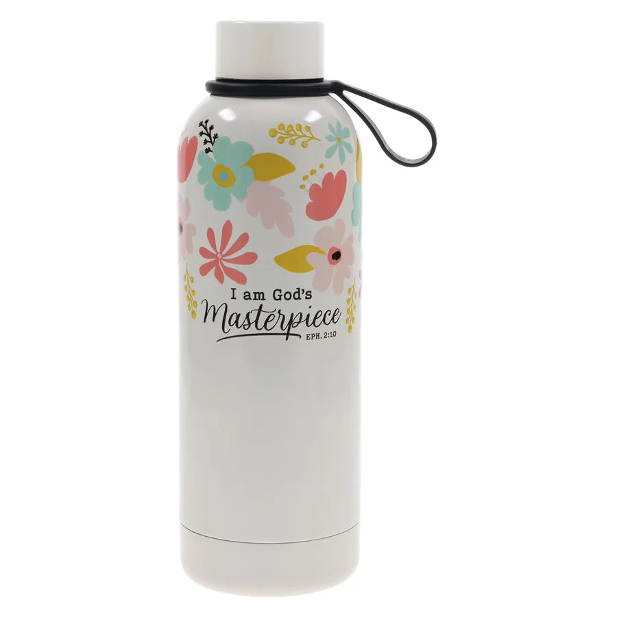 I Am God's Masterpiece Stainless Steel Water Bottle
