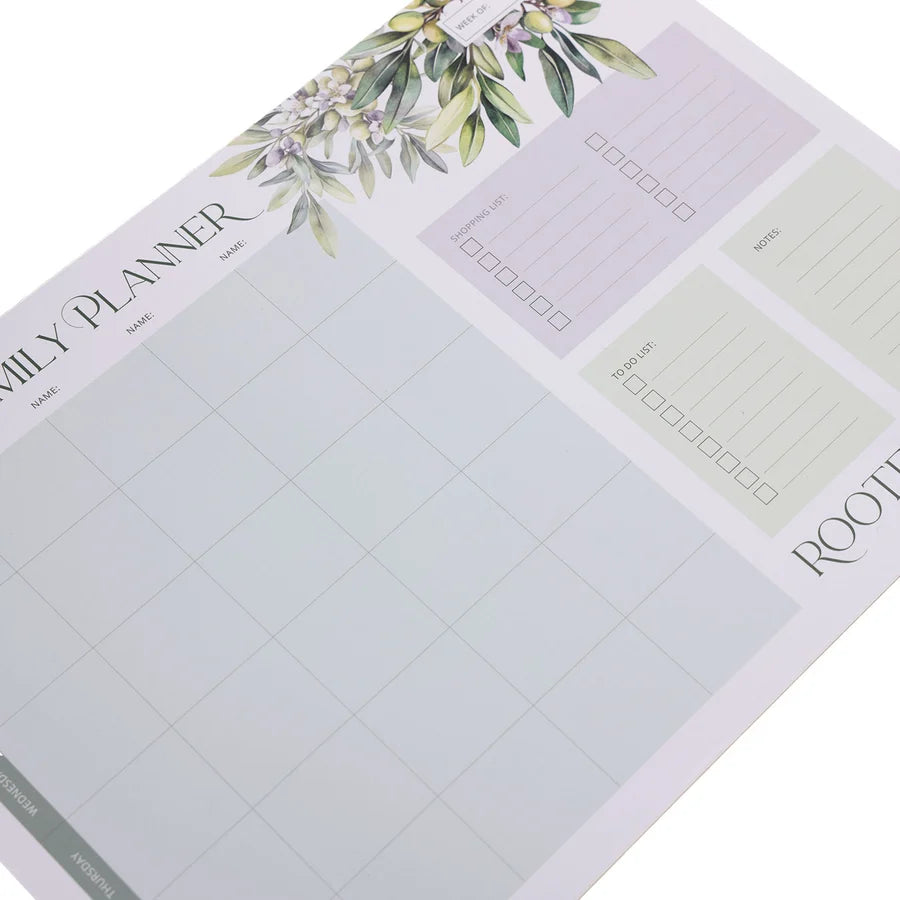 A3 Weekly Magnetic Family Planner - Rooted in Love