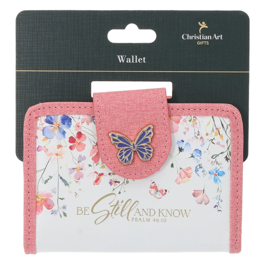 Be Still and Know Faux Leather Woman's Wallet