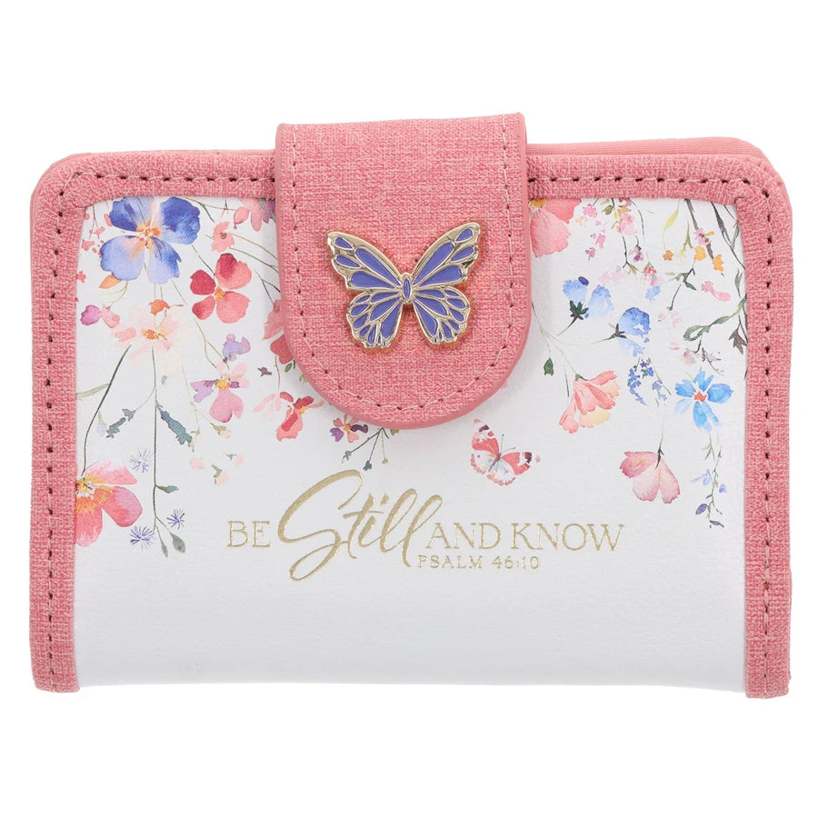 Be Still and Know Faux Leather Woman's Wallet