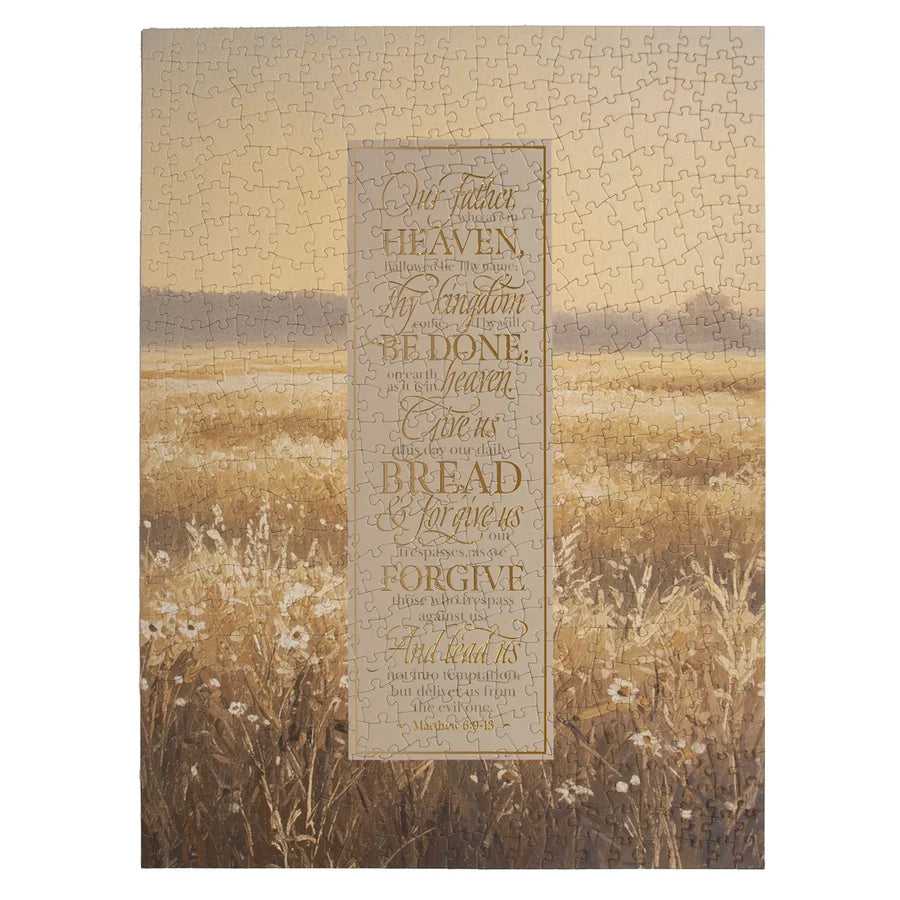 The Lord's Prayer 500-Piece Cardboard Puzzle