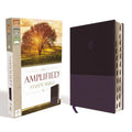 Amplified Study Bible Purple (Imitation Leather With Thumb Index)