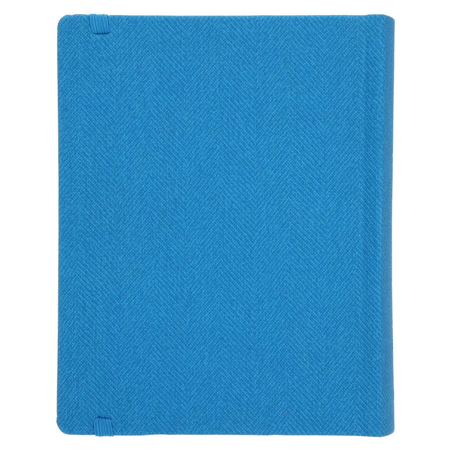 NLT Blue Faux Leather Hardcover Inspire Bible