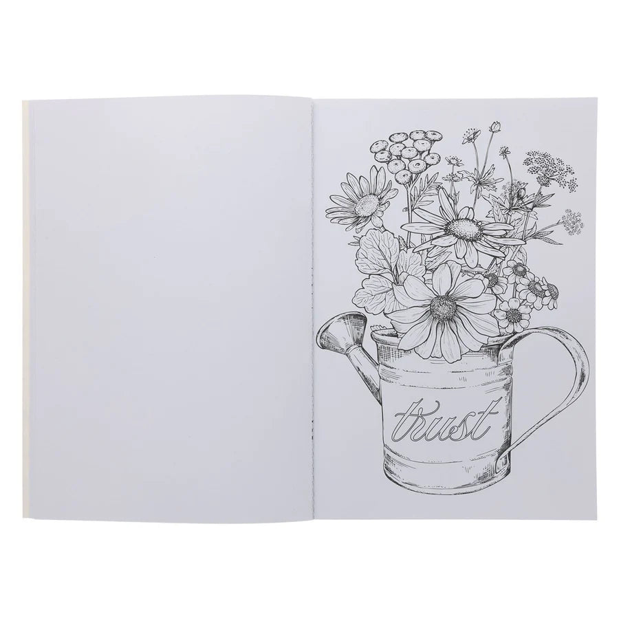 Pray Wait Trust Coloring Book (Paperback)