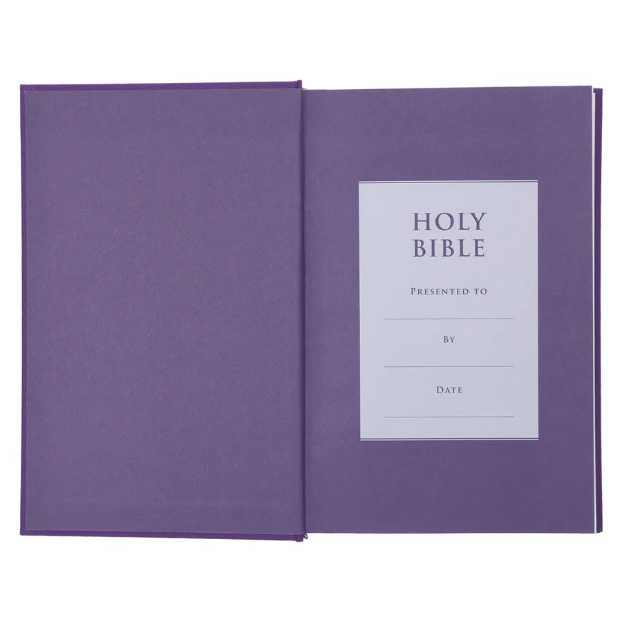 NLT Purple Hardcover Standard Bible
