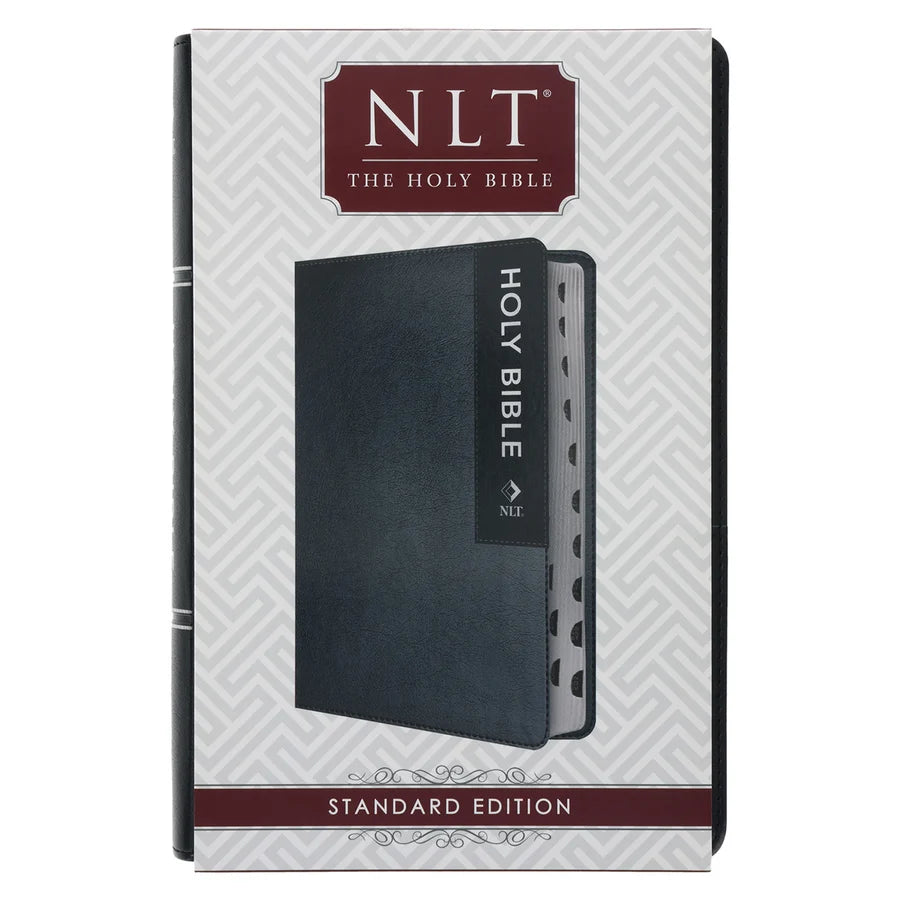 NLT Black Faux Leather Standard Bible