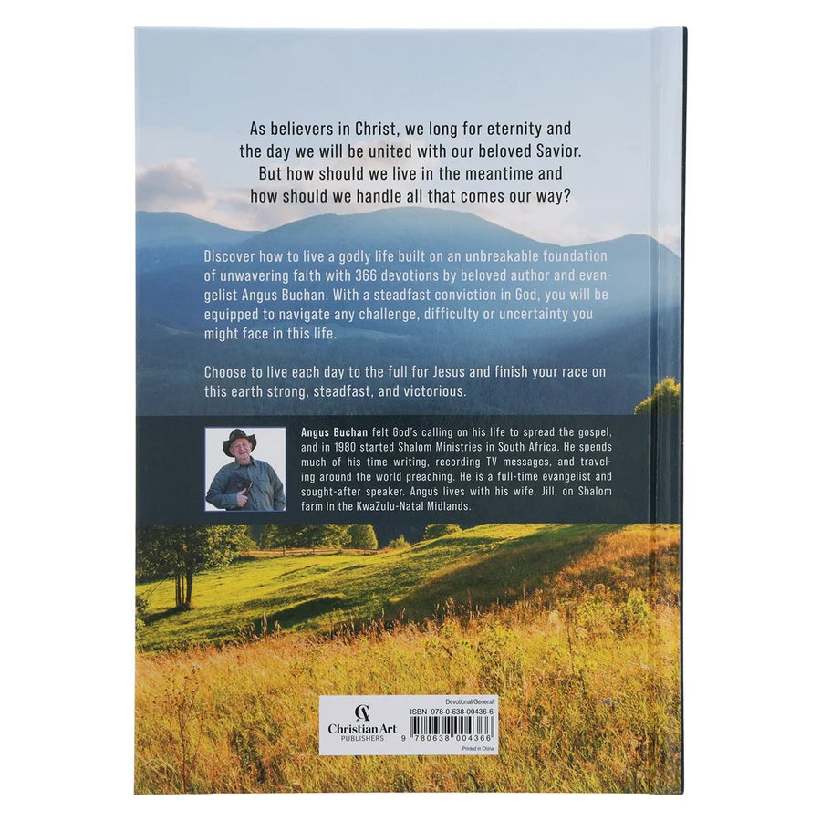 Firm Faith Large Print: 366 Devotions on Following Jesus and Living Life to the Full HC