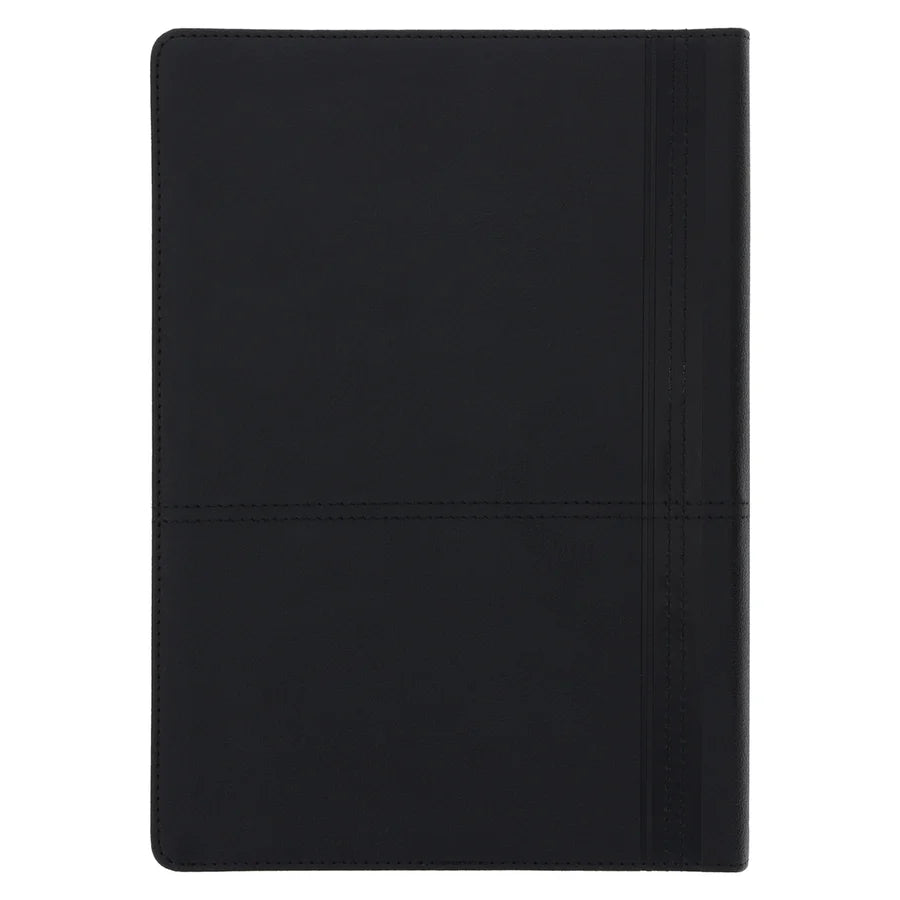 NLT Black Faux Leather Spiritual Growth Bible