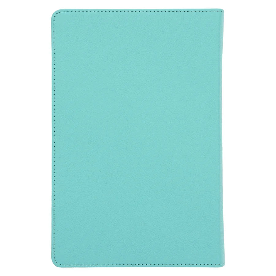 NLT Aquamarine Genuine Leather Flexcover Standard Bible