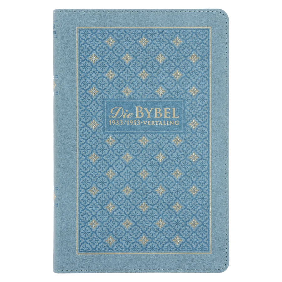 Afrikaans 1933/1953 Vertaling Ligblou Kunsleer Bybel