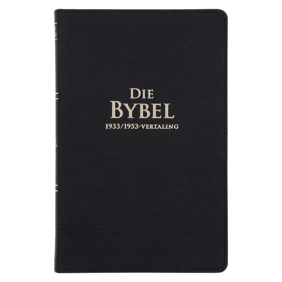 Afrikaans 1933/1953 Vertaling Swart Kunsleer Bybel