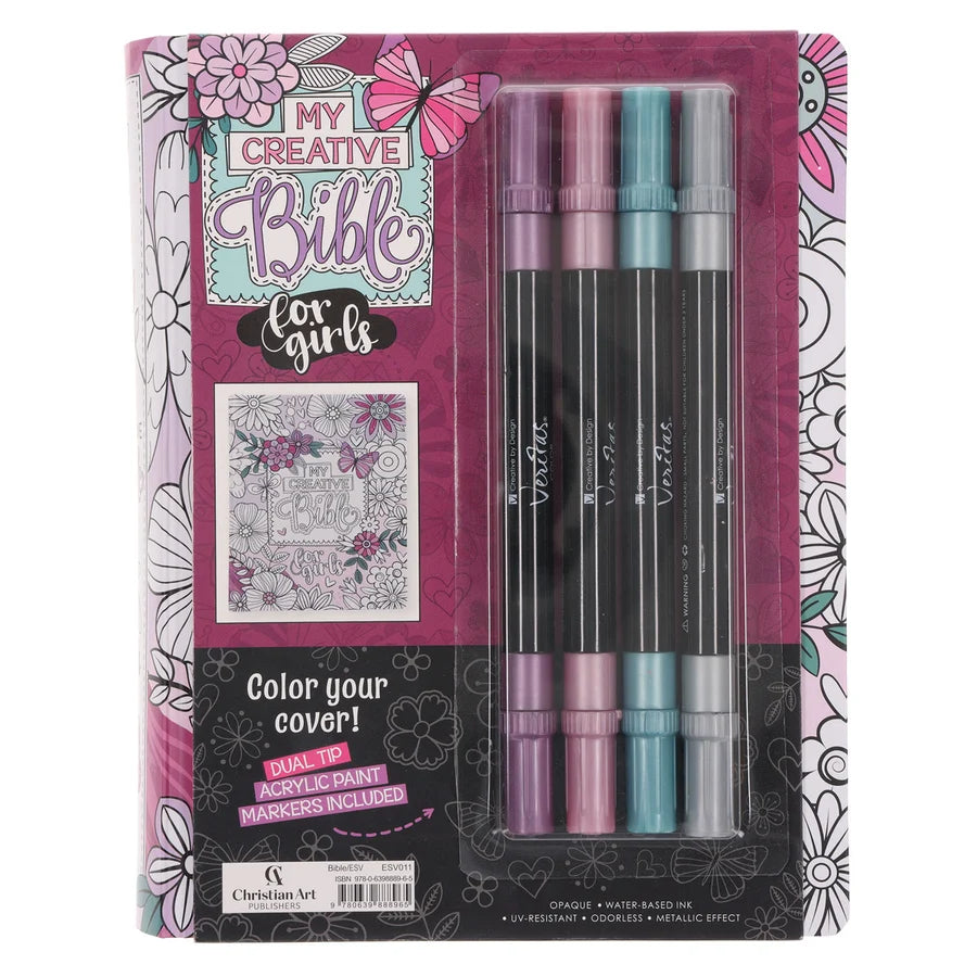 ESV Pink Coloring Hardcover My Creative Bible for Girls