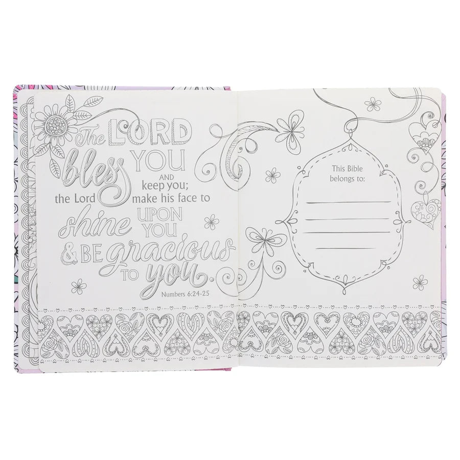 ESV Pink Coloring Hardcover My Creative Bible for Girls