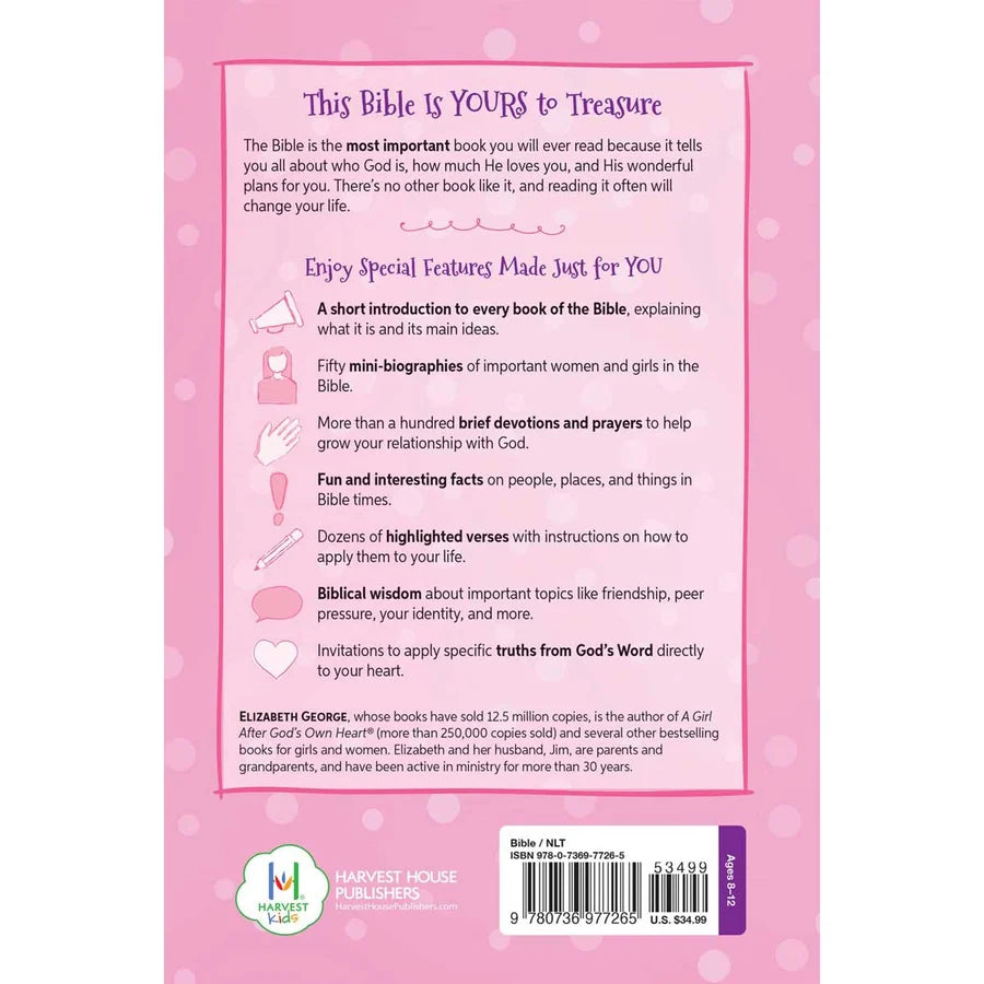 NLT A Girl After God's Own Heart Bible (Hardcover)