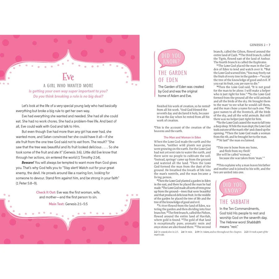 NLT A Girl After God's Own Heart Bible (Hardcover)
