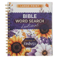Bible Word Search Devotional: 100 Days of Kindness Large Print (Spiral-Bound)