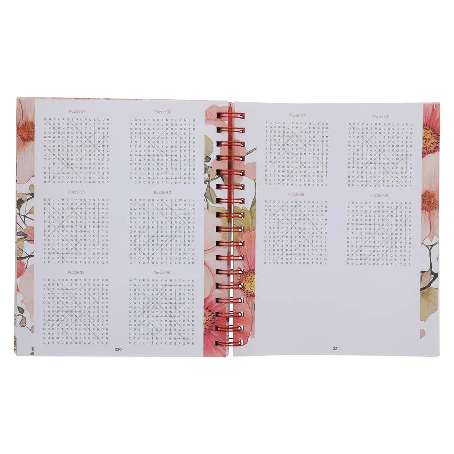 Bible Word Search Devotional: Words to Warm Your Heart Large Print (Spiral-Bound)