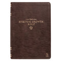 NLT Dark Brown Faux Leather Thumb Indexed Spiritual Growth Bible