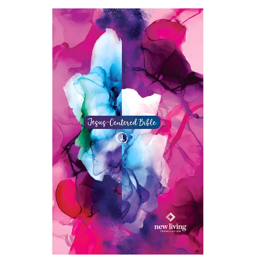 NLT Watercolor Hardcover Jesus-Centered Bible