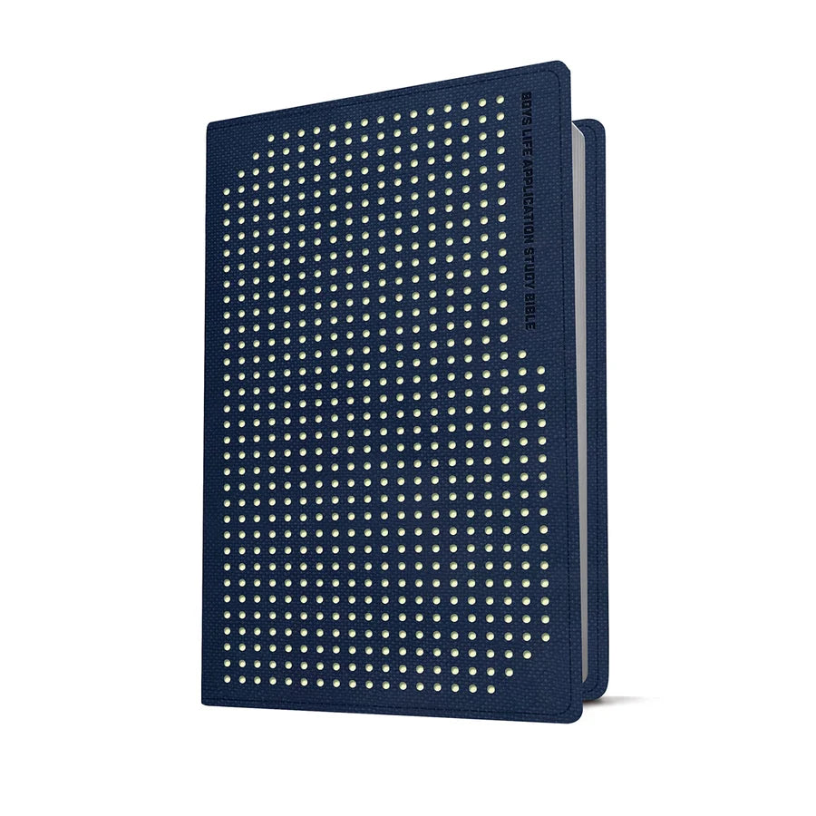 NLT Boys Life Application Study Bible, TuTone, Blue / Neon / Glow (Imitation Leather)