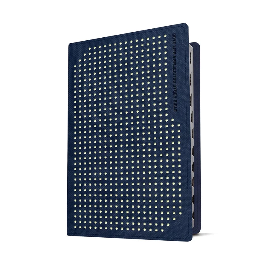 NLT Boys Life Application Study Bible, Indexed, TuTone, Blue / Neon / Glow (Imitation Leather)