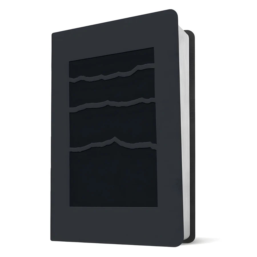 NLT Black Mountainscape Imitation Leather Premium Value Filament Compact Bible