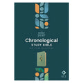 NLT Sage Green Mosaic Imitation Leather One Year Chronological Study Bible