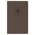 NLT Star Cross Taupe Imitation Leather Premium Gift Bible Red Letter