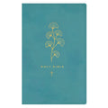 NLT Teal Imitation Leather Premium Gift Bible Red Letter