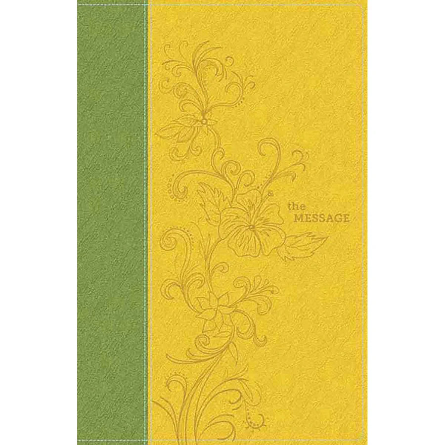 The Message Deluxe Gift Bible Sunlight / Grass (Imitation Leather)
