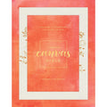 The Message Canvas Bible Gold Leaf (Imitation Leather)