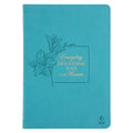 NLT Teal Flexcover Faux Leather Everyday Devotional Bible for Women