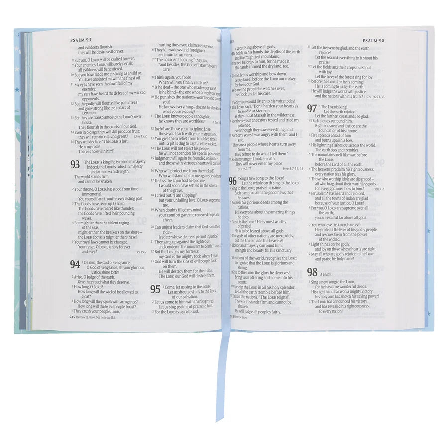 NLT Elephant Hardcover Baby Bible for Boys